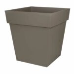 Comprar Maceta cuadrada toscana eda - 50 cm - 87 l - taupe