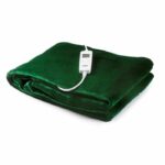 Comprar Manta eléctrica domo - 10 posiciones de calor - alivia y estimula - polar de franela - 180x160 cm - verde