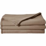 Comprar Manta polar poleco taupe 180