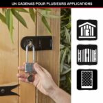 Comprar Master lock candado de alta seguridad [operado con llave] [acero laminado] [exterior] [grillete en l] [paquete de 3] m1eurtrilh