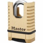 Comprar Master lock candado de latón macizo de alta seguridad [grillete protegido] [una combinación] m1177eurd