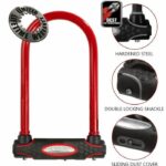 Comprar Master lock u candado para bicicleta [con llave] [soporte universal para bicicleta] [candado certificado] [rojo] 8195eurdprocolr