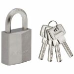 Comprar Masterlock candado de latón niquelado mango hexagonal de 40 mm