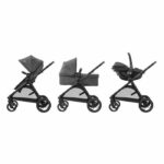 Comprar Maxi-cosi cochecito combinado 3 en 1 zelia s isize 4 ruedas con cosi cabriofix isize y accesorios gris oscuro