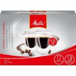 Comprar Melitta set de 2 vasos para café expresso 80 ml transparente