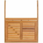 Comprar Mesa de balcón suspendida lilou - madera de acacia fsc - plegable - 60x44x80 cm