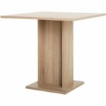 Comprar Mesa de comedor para 2 a 4 personas - cuadrada - clásica - decoración de roble - gustave - l 80 xl 80 cm