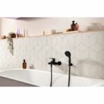 Comprar Mezclador monomando de baño/ducha - grohe start - 322782432 - negro mate - montaje en pared visto - desviador automático