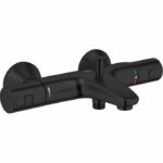 Comprar Mezclador termostático para baño/ducha 1/2 - grohe precision start - 345982430 - negro mate - montaje en pared visto - ahorro de agua