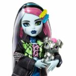 Comprar Monster high-muñeca frankie stein-muñeca con animal y accesorios hxh73