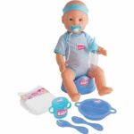 Comprar Nuevo born baby blue baby doll 43cm bebidas pee