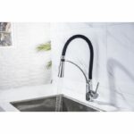 Comprar Oceanic mezclador monomando de lavabo - giratorio 360 ° - con ducha de mano - silicona