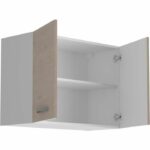 Comprar Oslo high gabinet 2 puertas - decoración chene jackson - l 80 x d 36 x h 58 cm