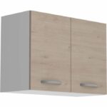 Comprar Oslo high gabinet 2 puertas - decoración chene jackson - l 80 x d 36 x h 58 cm