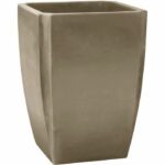 Comprar Palmea jarrón alto arbustero 65 l - doble pared - reserva de agua integrada - 47 x 47 x 65 cm - taupe - eda