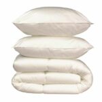 Comprar Paquete de ropa de cama de microfibra - 1 edredón 240x260 cm + 2 almohadas 60x60 cm blanco