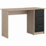 Comprar Parisot right office 3 cajones - decoración de brooklyn chene - l 121.4 x d 55 x h 74.5 cm - esencial