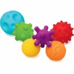 Comprar Pelotas sensoriales - infantino - juguete para bebé - color azul - plástico blando