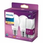 Comprar Philips bombilla led equivalente 60 w e27 blanco cálido no regulable