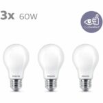 paquete de 3 e27 led bulbos de 60 w