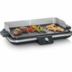 Comprar Plancha regulable hasta 230°c - severin pg8564 - placa antiadherente extraíble - grill eléctrico con recogegrasas - negro