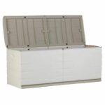 Comprar Plastiken 450l caja con cerradura funcional y estética interior / exterior con ruedas beige