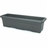 Comprar Plastiken jardinera rectangular - 60 x 33 cm - antracita