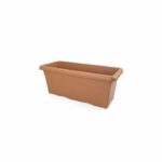 Comprar Plastiken jardinera rectangular Ø 100 x 44 cm - terracota