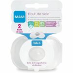 Comprar Punta mamaria mam - silicona - talla s - juego de 2 en caja de esterilización - transparente