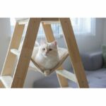 Comprar Rascador para gatos 134 cm - escalera - kerbl - madera maciza - 3 opciones de descanso