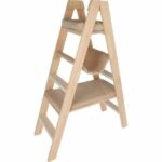 Comprar Rascador para gatos 134 cm - escalera - kerbl - madera maciza - 3 opciones de descanso