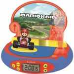 Comprar Reloj despertador con proyector mario kart con sonidos de videojuegos de nintendo