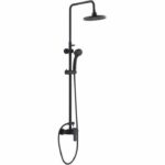 Comprar Rousseau columna de ducha con grifo monomando mecánico shenti negro