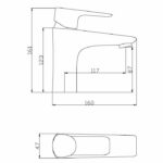 Comprar Rousseau grifo monomando de lavabo dunedin