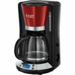 Comprar Russell hobbs 24031-56 - cafetera programable colors plus - tecnología whirltech - 15 tazas - 1100 w - rojo