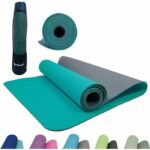 Comprar SchildkrÖt esterilla de yoga - bicolor antracita/azul petróleo - 180 x 61 cm - 4 mm de grosor