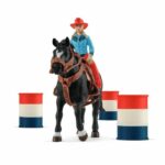 Comprar Schleich - cowgirl y racing tonneaux - 42576 - farm world range