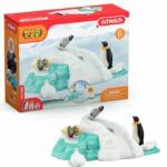 Comprar Schleich- familia de pingüinos en el témpano de hielo- 42661- gama wild life