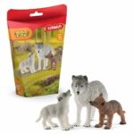 Comprar Schleich - maman wolf con cachorros - 42472