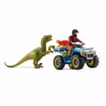 Comprar Schleich - vuelo en quad contra velociraptor - 41466