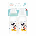 Comprar Set de 2 biberones thermobaby mickey cool - 360ml - anti cólicos - flujo 3 posiciones