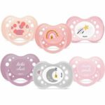 Comprar Set de 6 chupetes - dodie - +18 meses - niña