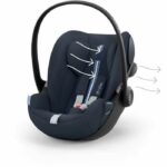 Comprar Silla de coche para bebé cloud g cybex i-size - reclinable - tejido transpirable - homologación avión - azul océano