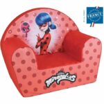 Comprar Sillón club fun house miraculous lady bug - l.52 x p.33 x h.42 cm - para niños origen francés garantizado