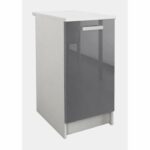 Comprar Start mueble bajo de cocina l 40 cm - gris brillante