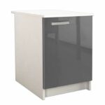 Comprar Start mueble de cocina bajo l 60 cm - gris brillante