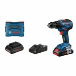 Comprar Taladro atornillador bosch professional gsr 18v-55 + 2 baterías 4.0ah procore l-boxx