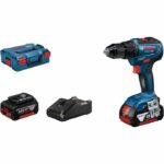 Comprar Taladro atornillador bosch professional gsr 18v-55 + 2 pilas 4