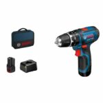 Comprar Taladro atornillador de impacto bosch professional gsb 12v-15 + 2 baterías 2