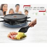 Comprar Tefal - colormania grill crepes re310401 - 8 personas con tazas - azul acero